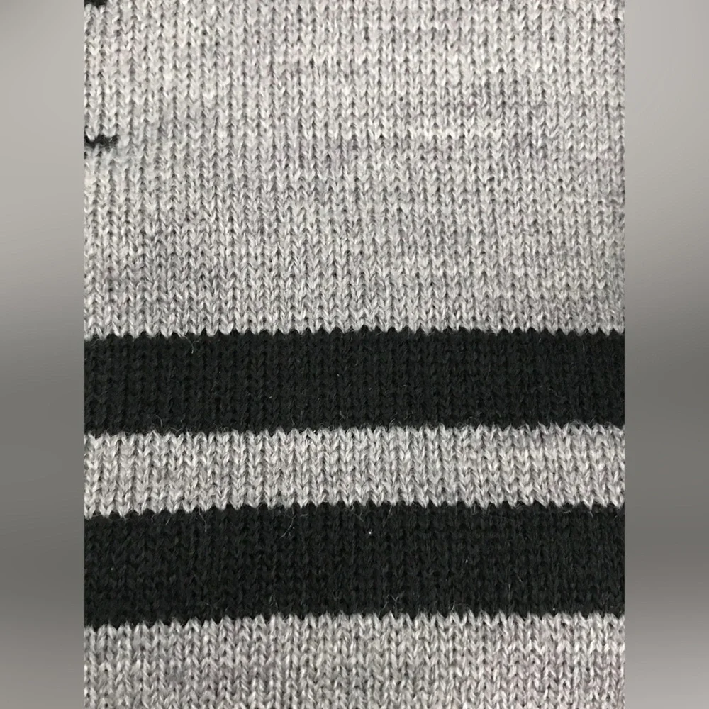Michael Kors Grey/Black 2pc Beanie & Scarf Set - Size O/S Unisex AUTHENTIC NEW